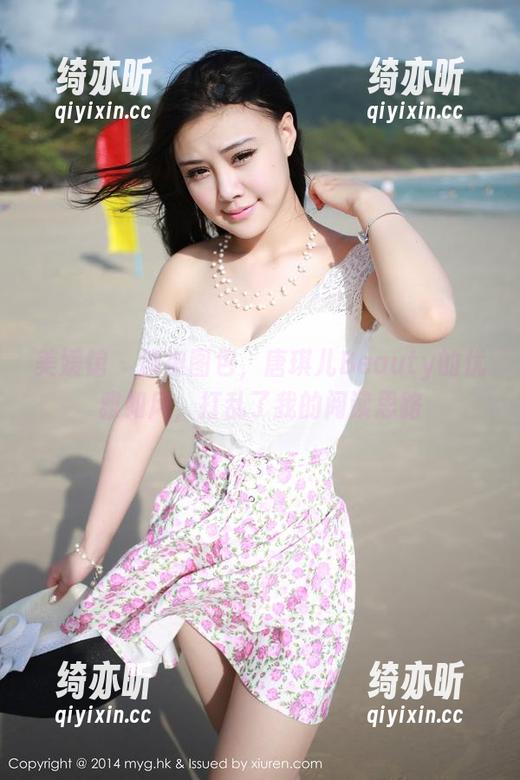 美媛馆 - 旗袍图包，唐琪儿Beauty的优雅如风，打乱了我的阅读思路